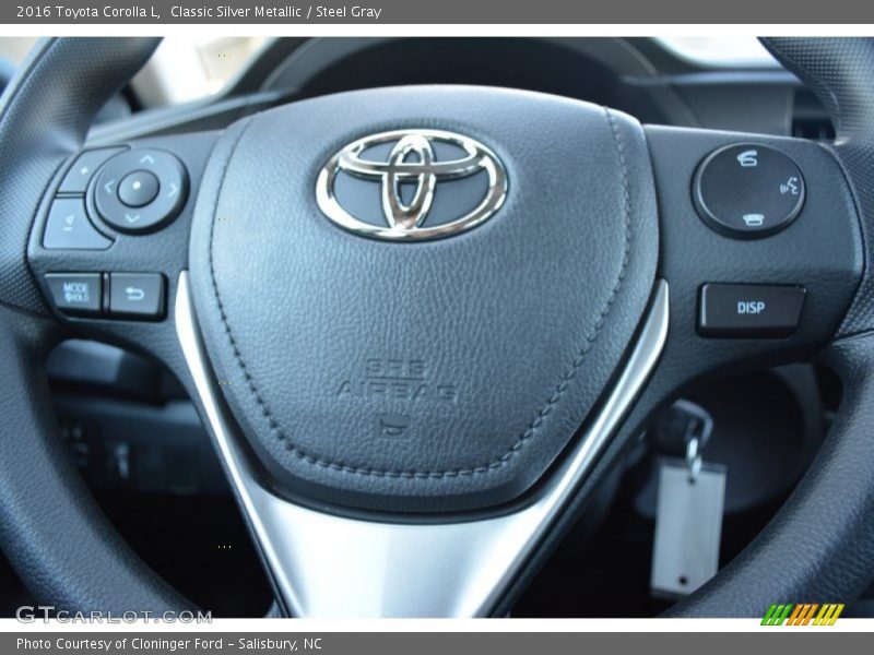 Classic Silver Metallic / Steel Gray 2016 Toyota Corolla L
