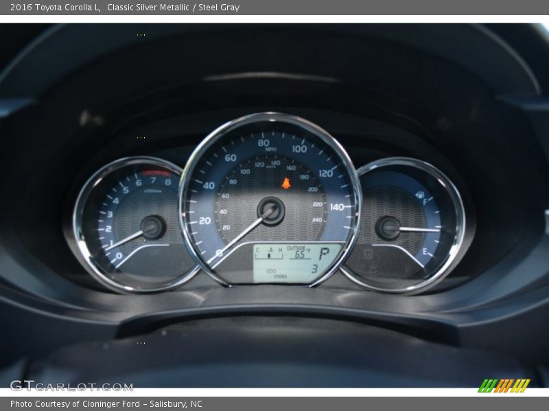 Classic Silver Metallic / Steel Gray 2016 Toyota Corolla L