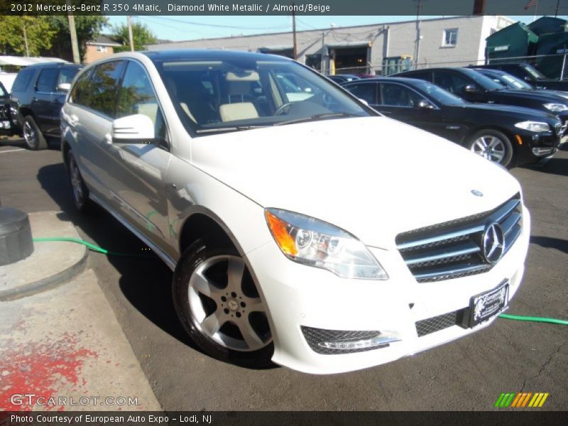 Diamond White Metallic / Almond/Beige 2012 Mercedes-Benz R 350 4Matic