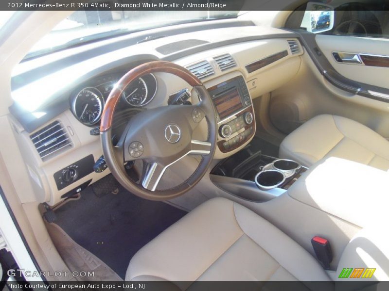 Diamond White Metallic / Almond/Beige 2012 Mercedes-Benz R 350 4Matic
