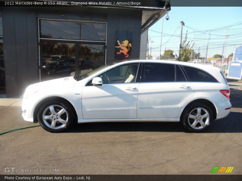 Diamond White Metallic / Almond/Beige 2012 Mercedes-Benz R 350 4Matic