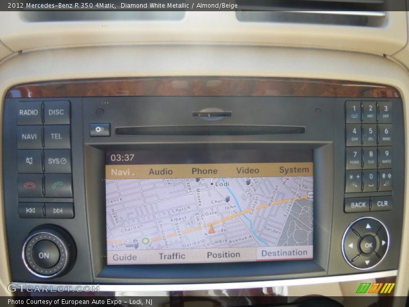 Diamond White Metallic / Almond/Beige 2012 Mercedes-Benz R 350 4Matic
