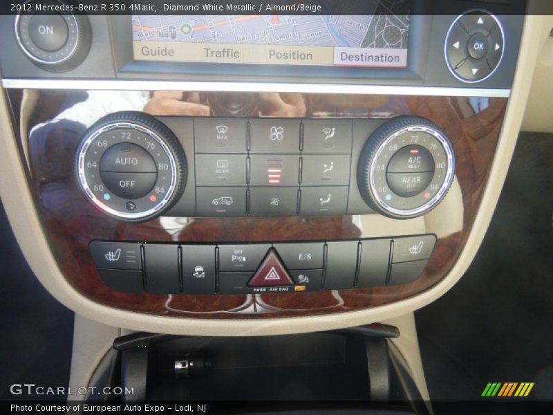 Diamond White Metallic / Almond/Beige 2012 Mercedes-Benz R 350 4Matic
