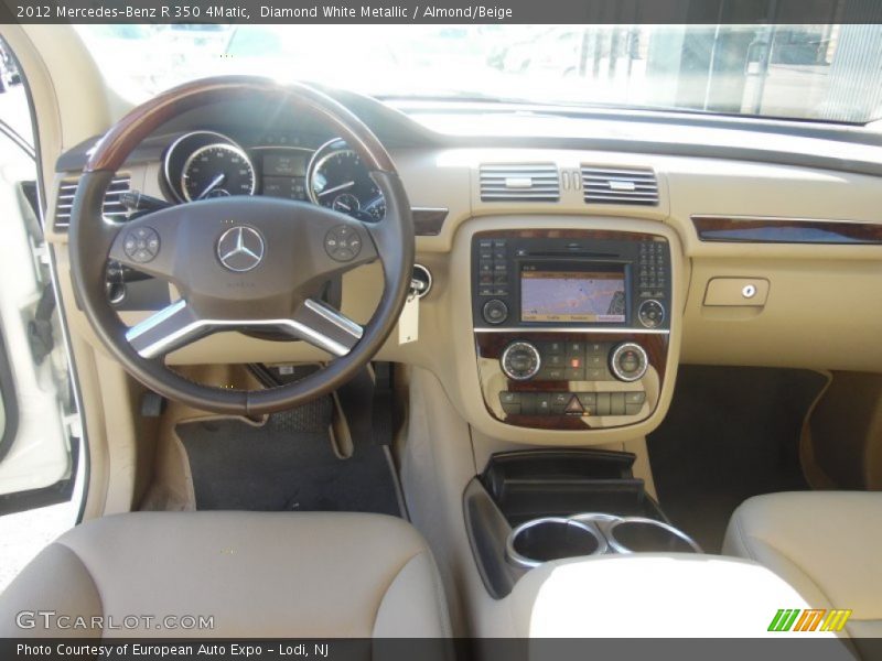 Diamond White Metallic / Almond/Beige 2012 Mercedes-Benz R 350 4Matic
