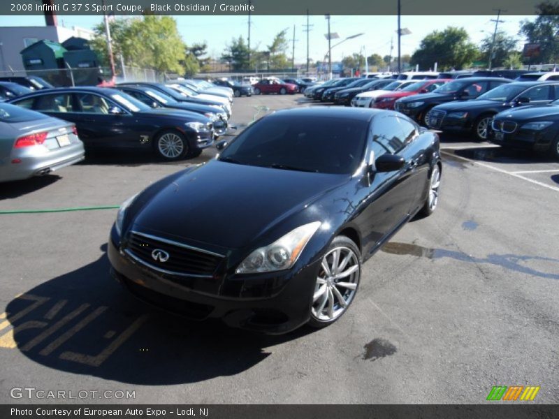 Black Obsidian / Graphite 2008 Infiniti G 37 S Sport Coupe