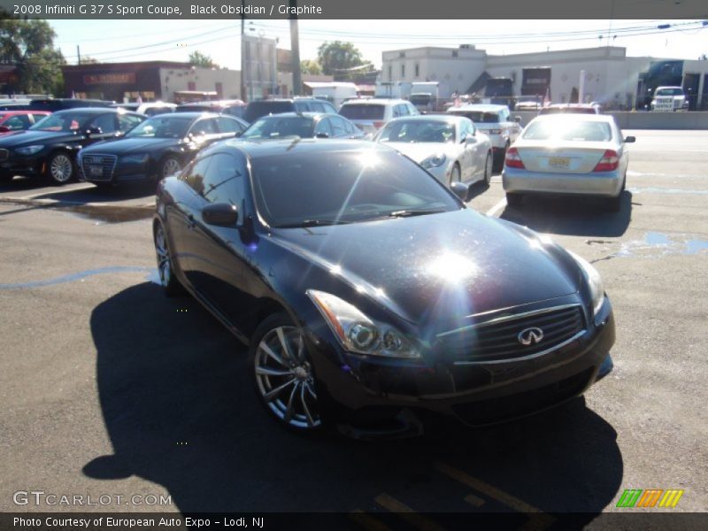 Black Obsidian / Graphite 2008 Infiniti G 37 S Sport Coupe