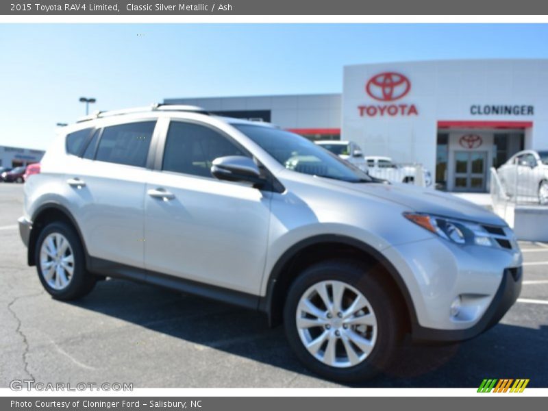 Classic Silver Metallic / Ash 2015 Toyota RAV4 Limited