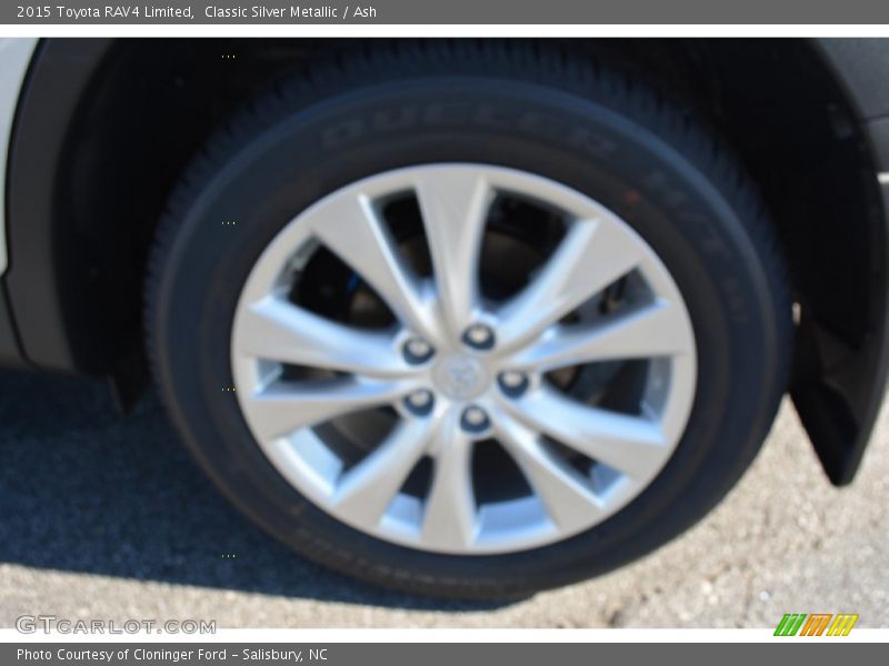 Classic Silver Metallic / Ash 2015 Toyota RAV4 Limited