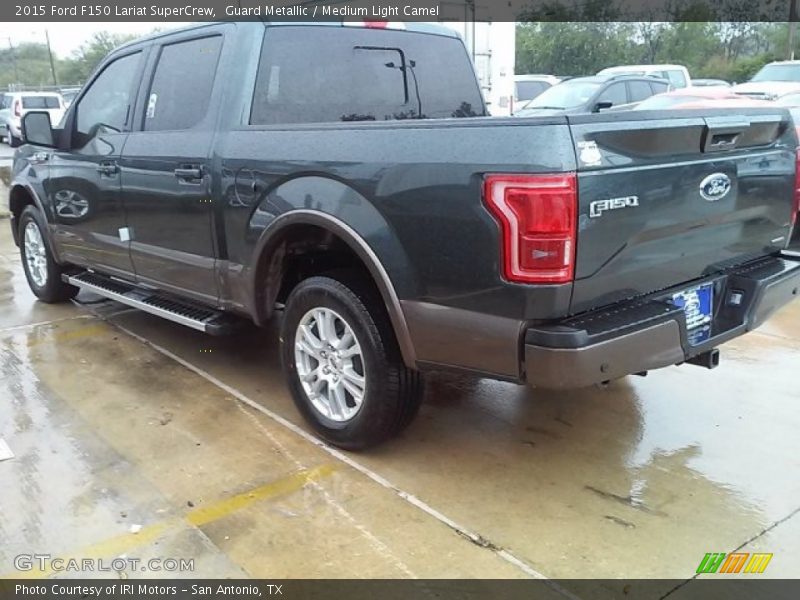 Guard Metallic / Medium Light Camel 2015 Ford F150 Lariat SuperCrew