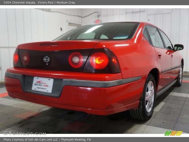 Victory Red / Medium Gray 2004 Chevrolet Impala