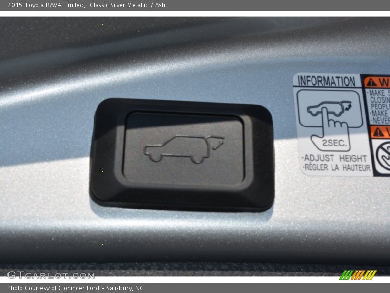 Classic Silver Metallic / Ash 2015 Toyota RAV4 Limited