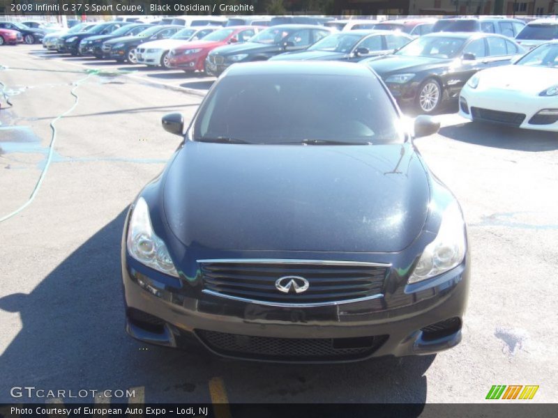 Black Obsidian / Graphite 2008 Infiniti G 37 S Sport Coupe