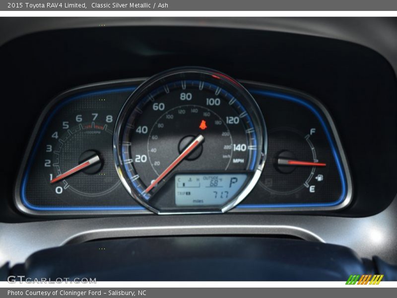Classic Silver Metallic / Ash 2015 Toyota RAV4 Limited