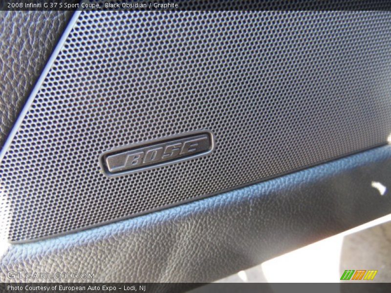 Black Obsidian / Graphite 2008 Infiniti G 37 S Sport Coupe