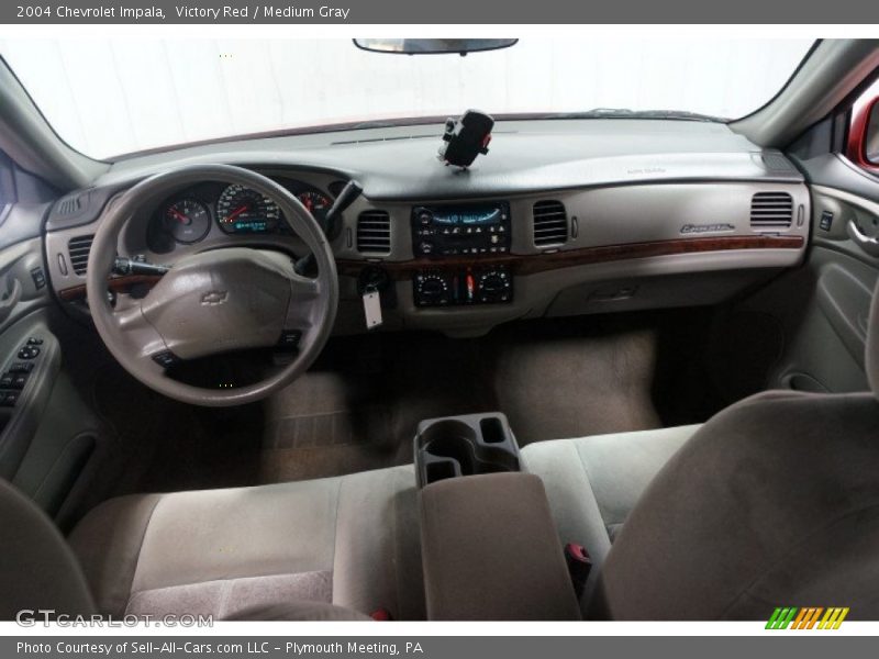 Victory Red / Medium Gray 2004 Chevrolet Impala