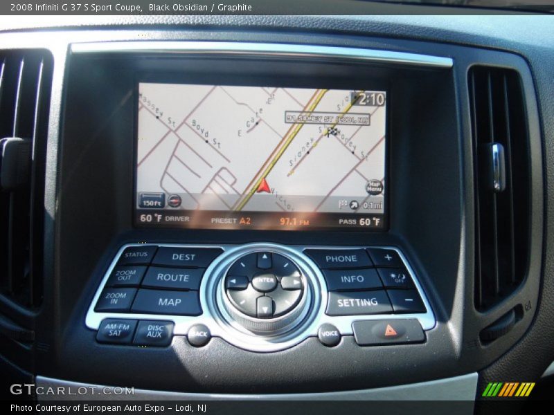 Black Obsidian / Graphite 2008 Infiniti G 37 S Sport Coupe