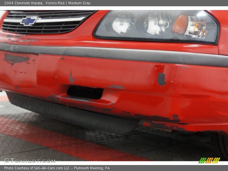 Victory Red / Medium Gray 2004 Chevrolet Impala
