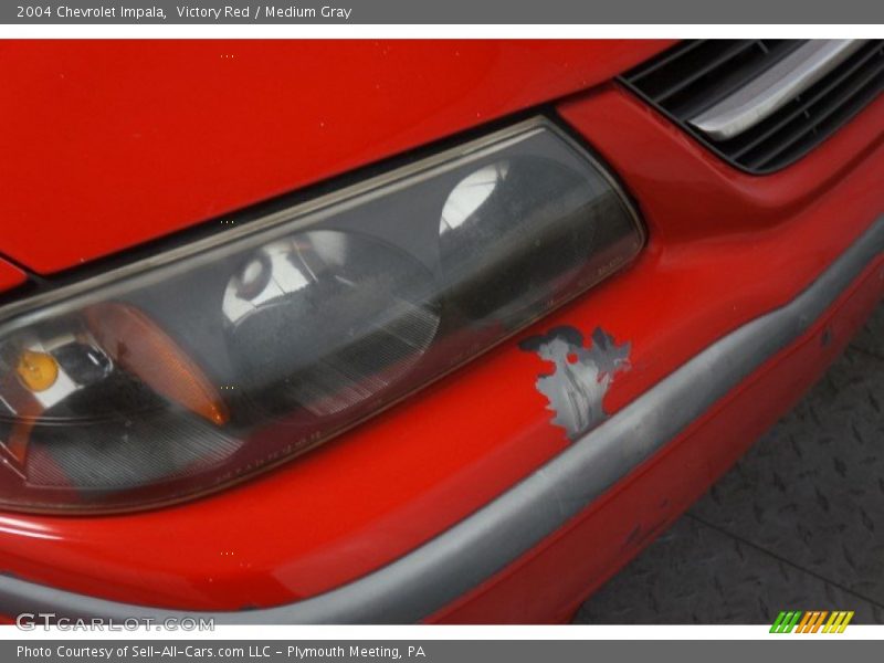 Victory Red / Medium Gray 2004 Chevrolet Impala