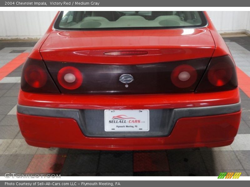 Victory Red / Medium Gray 2004 Chevrolet Impala