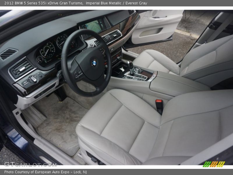 Imperial Blue Metallic / Everest Gray 2012 BMW 5 Series 535i xDrive Gran Turismo
