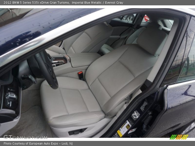 Imperial Blue Metallic / Everest Gray 2012 BMW 5 Series 535i xDrive Gran Turismo