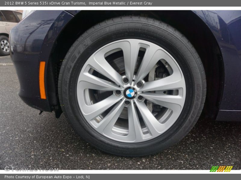 Imperial Blue Metallic / Everest Gray 2012 BMW 5 Series 535i xDrive Gran Turismo