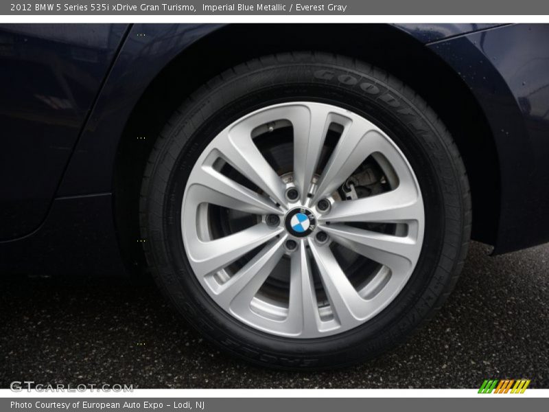 Imperial Blue Metallic / Everest Gray 2012 BMW 5 Series 535i xDrive Gran Turismo