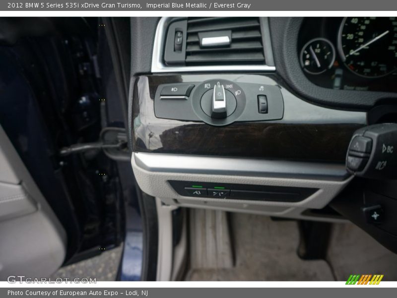 Imperial Blue Metallic / Everest Gray 2012 BMW 5 Series 535i xDrive Gran Turismo