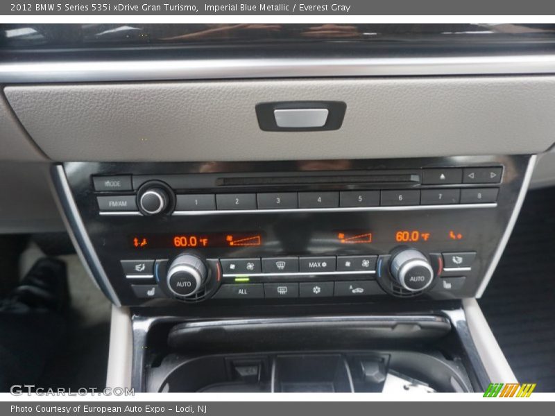 Imperial Blue Metallic / Everest Gray 2012 BMW 5 Series 535i xDrive Gran Turismo