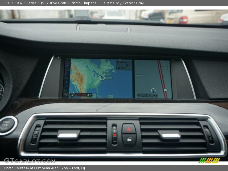 Imperial Blue Metallic / Everest Gray 2012 BMW 5 Series 535i xDrive Gran Turismo