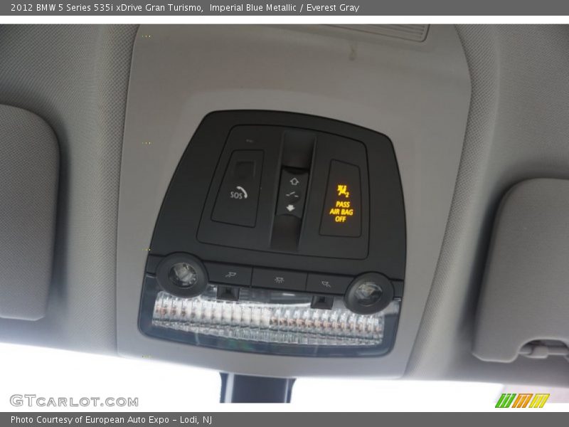 Imperial Blue Metallic / Everest Gray 2012 BMW 5 Series 535i xDrive Gran Turismo
