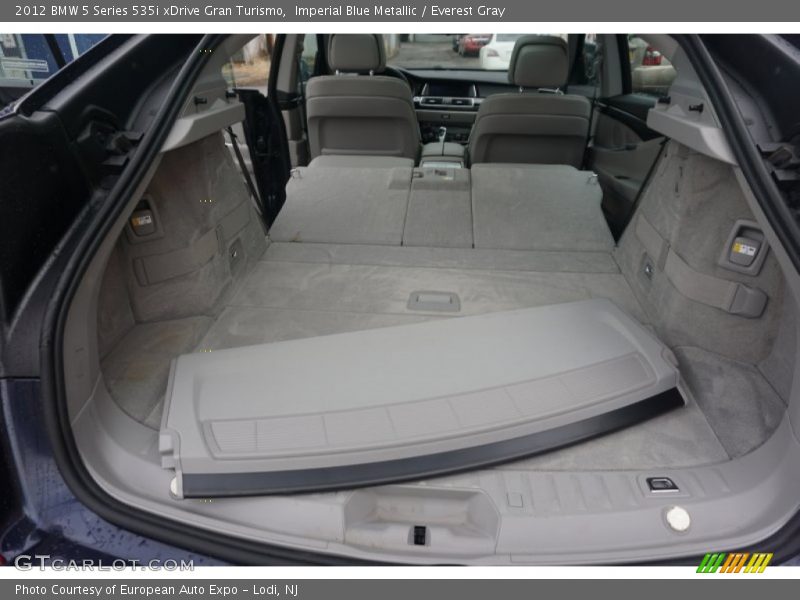 Imperial Blue Metallic / Everest Gray 2012 BMW 5 Series 535i xDrive Gran Turismo