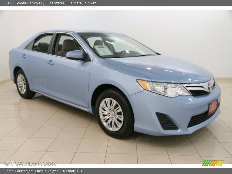 Clearwater Blue Metallic / Ash 2012 Toyota Camry LE