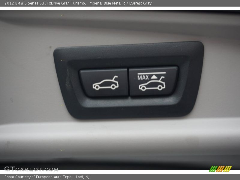 Imperial Blue Metallic / Everest Gray 2012 BMW 5 Series 535i xDrive Gran Turismo