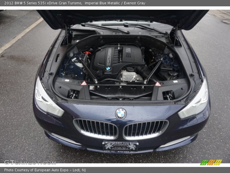 Imperial Blue Metallic / Everest Gray 2012 BMW 5 Series 535i xDrive Gran Turismo