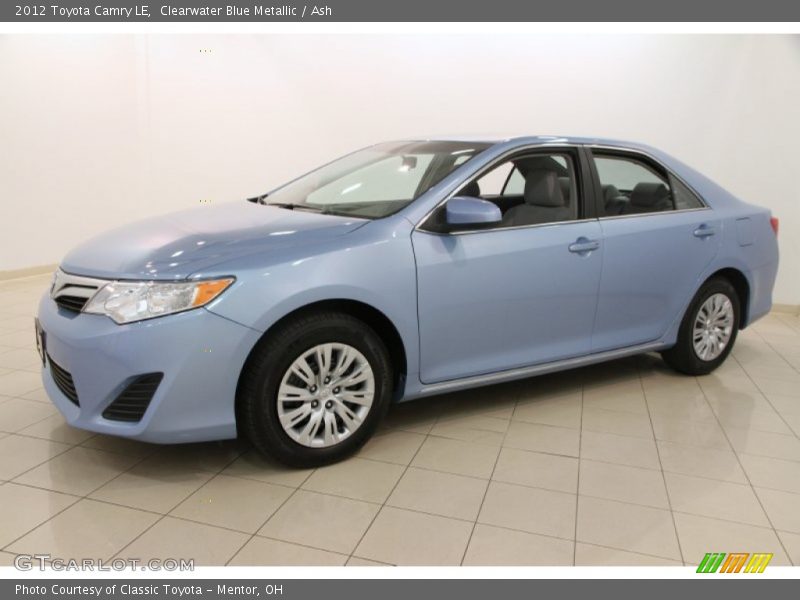 Clearwater Blue Metallic / Ash 2012 Toyota Camry LE