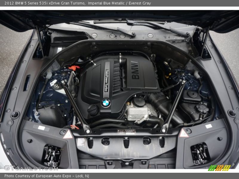 Imperial Blue Metallic / Everest Gray 2012 BMW 5 Series 535i xDrive Gran Turismo
