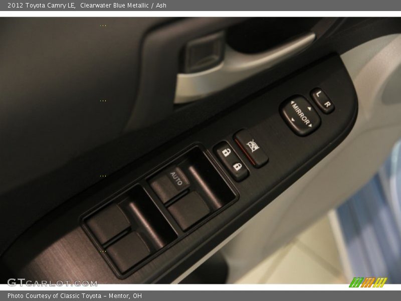 Clearwater Blue Metallic / Ash 2012 Toyota Camry LE