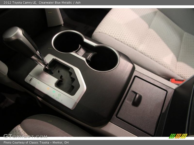 Clearwater Blue Metallic / Ash 2012 Toyota Camry LE