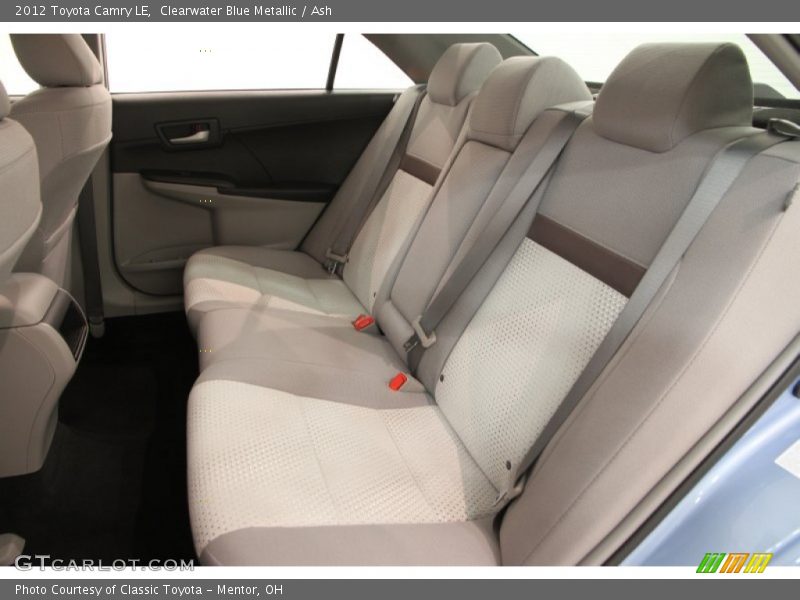Clearwater Blue Metallic / Ash 2012 Toyota Camry LE