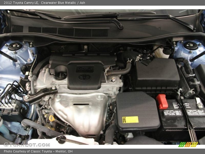 Clearwater Blue Metallic / Ash 2012 Toyota Camry LE