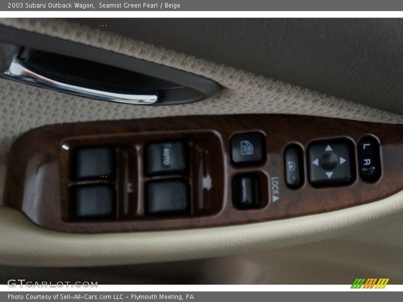Seamist Green Pearl / Beige 2003 Subaru Outback Wagon