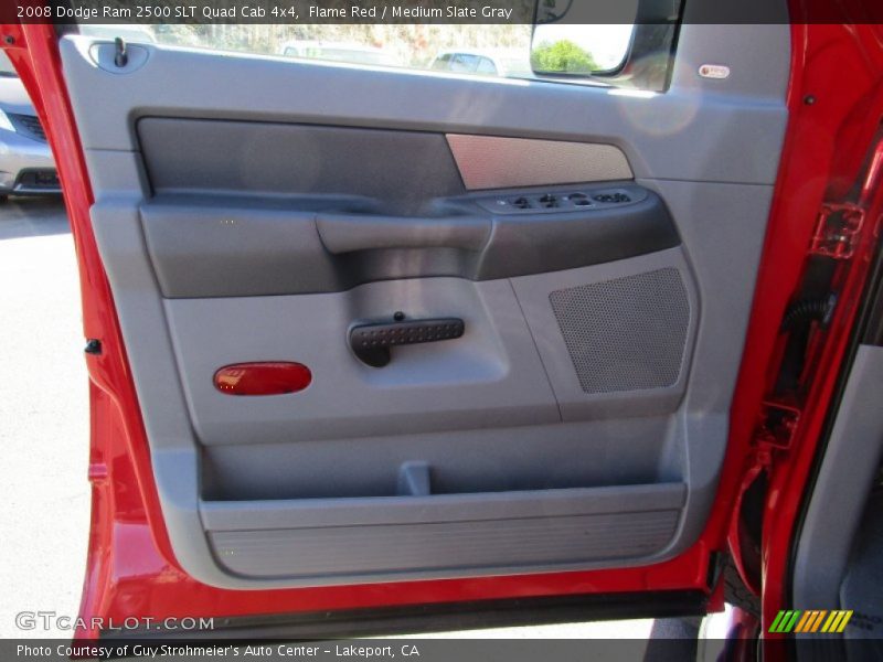 Flame Red / Medium Slate Gray 2008 Dodge Ram 2500 SLT Quad Cab 4x4