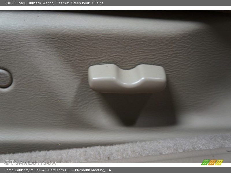 Seamist Green Pearl / Beige 2003 Subaru Outback Wagon