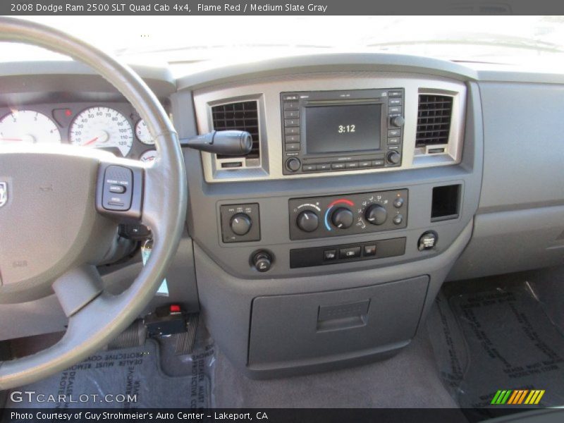 Flame Red / Medium Slate Gray 2008 Dodge Ram 2500 SLT Quad Cab 4x4
