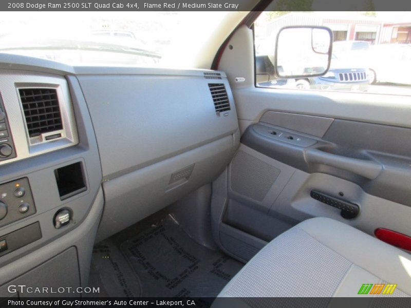 Flame Red / Medium Slate Gray 2008 Dodge Ram 2500 SLT Quad Cab 4x4