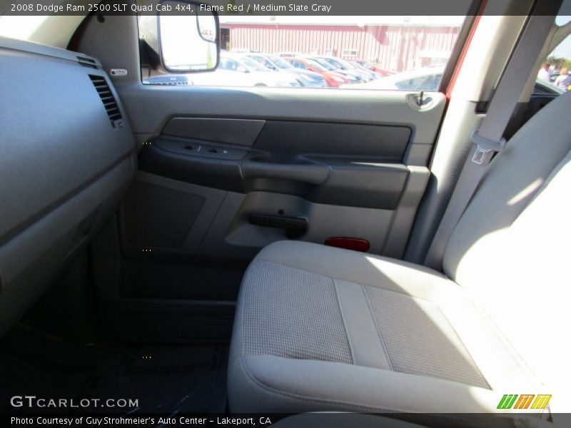 Flame Red / Medium Slate Gray 2008 Dodge Ram 2500 SLT Quad Cab 4x4