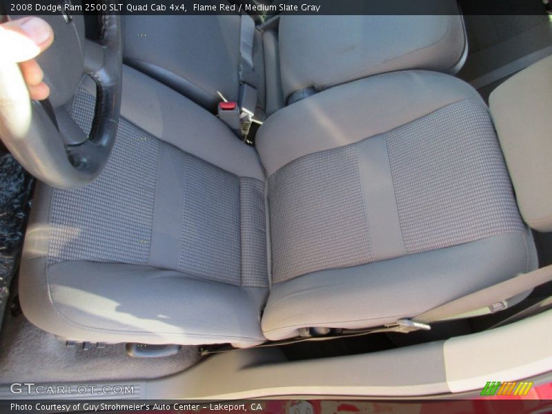 Flame Red / Medium Slate Gray 2008 Dodge Ram 2500 SLT Quad Cab 4x4