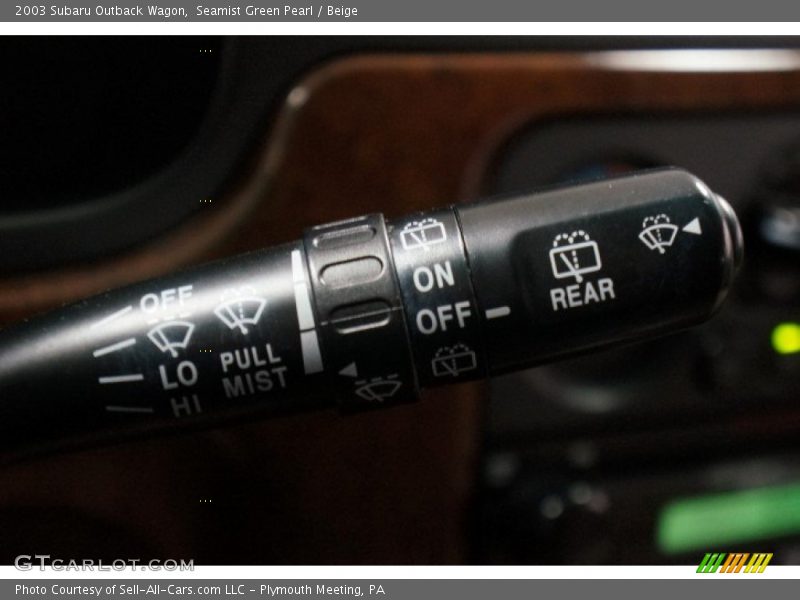 Seamist Green Pearl / Beige 2003 Subaru Outback Wagon