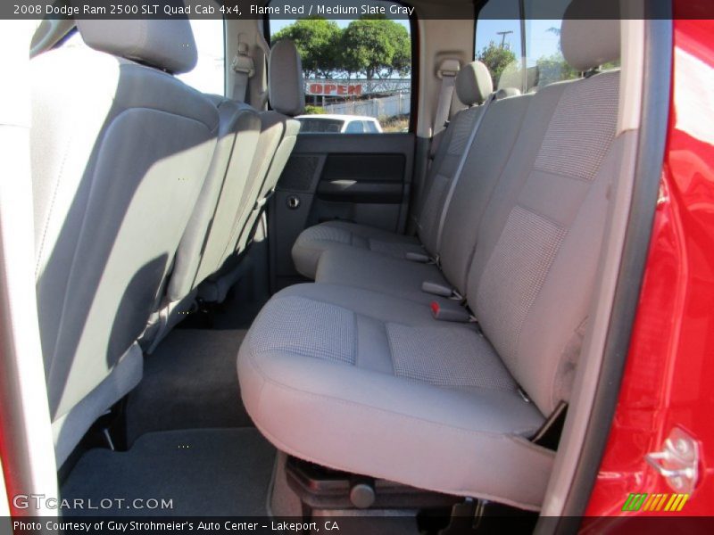 Flame Red / Medium Slate Gray 2008 Dodge Ram 2500 SLT Quad Cab 4x4